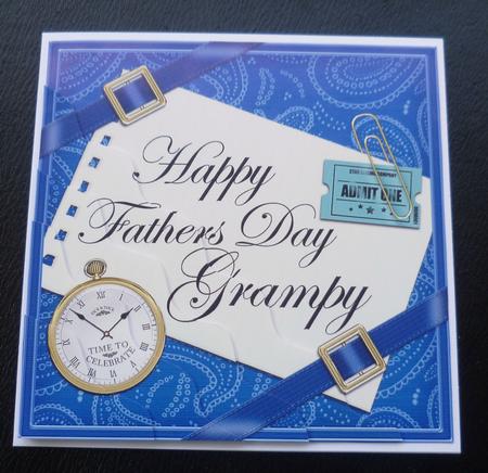 Happy Fathers Day Grampy Wavy Corner by Charlie Angel