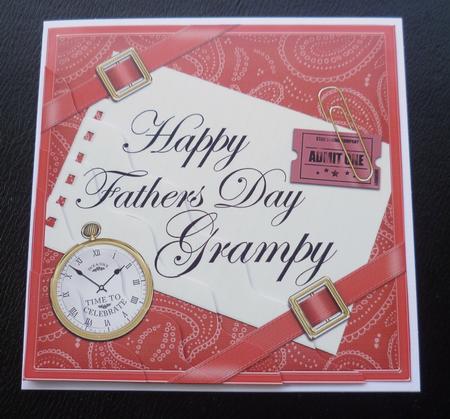 Happy Fathers Day Grampy Wavy Corner by Charlie Angel