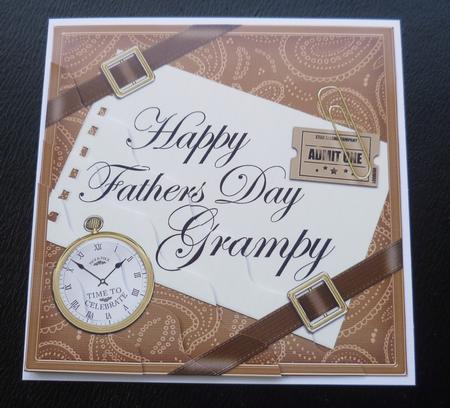 Happy Fathers Day Grampy Wavy Corner by Charlie Angel