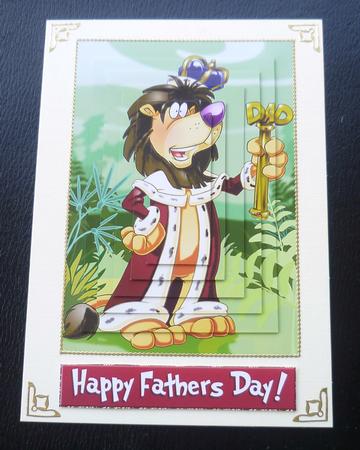 Fathers Day/dad Lion Pyramid. by Charlie Angel