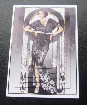 Art Deco Lady Elise (black) Pyramid by Charlie Angel