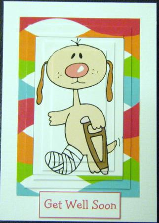 Get Well Soon Dog by Charlie Angel