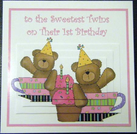 Teddygirls 1st Birthday - Twins by Charlie Angel