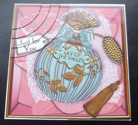 Lily of the Valley 40th Birthday 6in Corner Stacker by Charlie Angel