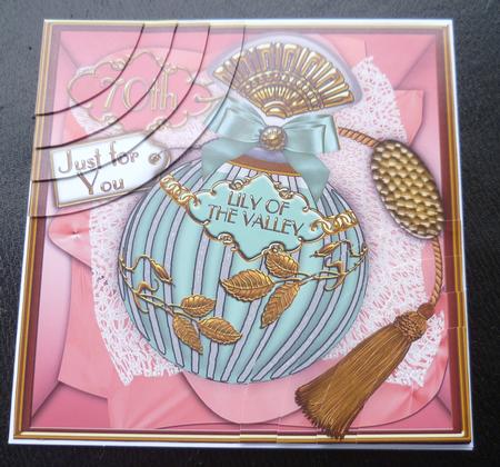 Lily of the Valley 70th Birthday 6in Corner Stacker by Charlie Angel
