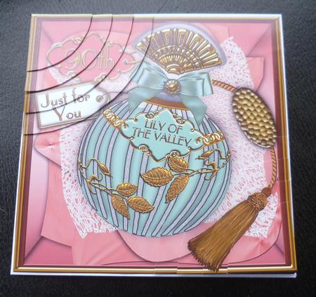 Lily of the Valley 90th Birthday 6in Corner Stacker by Charlie Angel