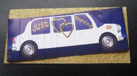 Just Married Dl Stretch Limosine Side Stacker by Charlie Angel