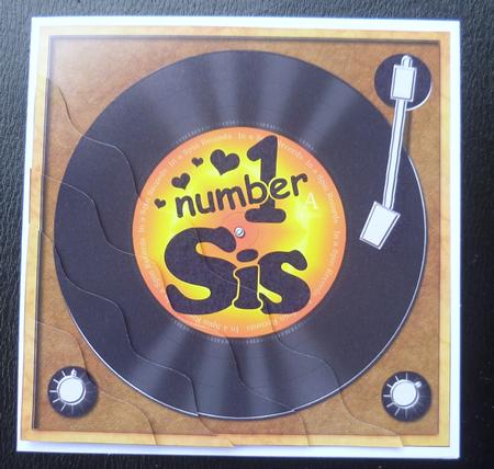 Number 1 Sis Record Wavy Corner Side Stacker Topper by Charlie Angel