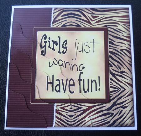 Fun and Funky Animal Print Wavy Corner Side Stacker Topper by Charlie Angel