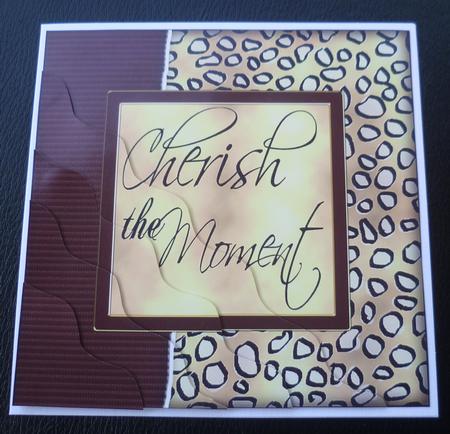 Fun and Funky Animal Print Wavy Corner Side Stacker Topper by Charlie Angel