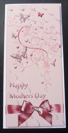 The Beauty of Mother's Day Shell Edged Corner Stacker Card by Charlie Angel