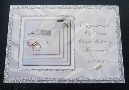 Wedding Rings & Lilies - 30th Anniversary by Charlie Angel