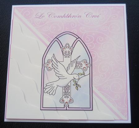 Irish Gaelic Sympathy Wavy Corner Side Stacker by Charlie Angel