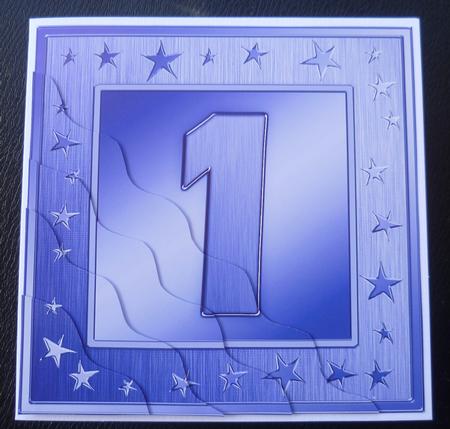 1st Bright Metallic Age Wavy Corner Side Stacker by Charlie Angel