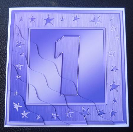 1st Bright Metallic Age Wavy Corner Side Stacker by Charlie Angel