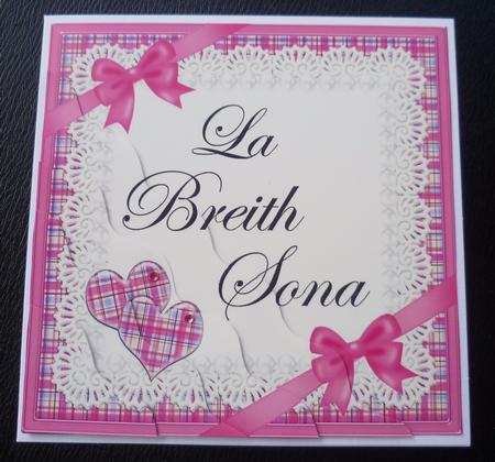 Scottish Tartan Birthday Wavy Corner by Charlie Angel