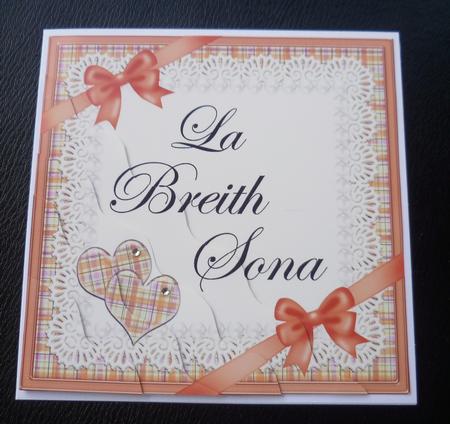 Scottish Tartan Birthday Wavy Corner by Charlie Angel
