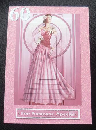 Art Deco Lady Rose (pink) Pyramid by Charlie Angel