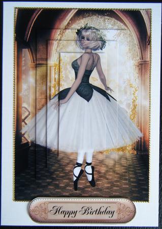 Secret Garden Ballerina - Pyramid by Charlie Angel