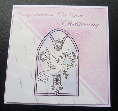 Christening Wavy Corner Side Stacker Topper by Charlie Angel