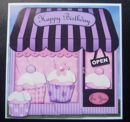 The Little Cupcake Shop Wavy Corner Side Stacker Topper by Charlie Angel