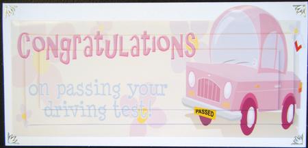 Passing Driving Test Pink. by Charlie Angel