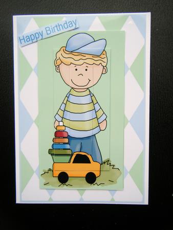 Boy with Toys Birthday by Charlie Angel