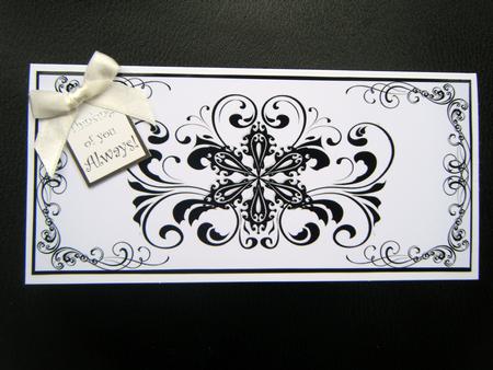Black & White Monochrome Swirls by Charlie Angel