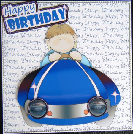 Boy Racing Car Doodles by Charlie Angel