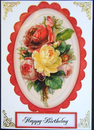 Bouquet of Roses - Oval Pyramid by Charlie Angel