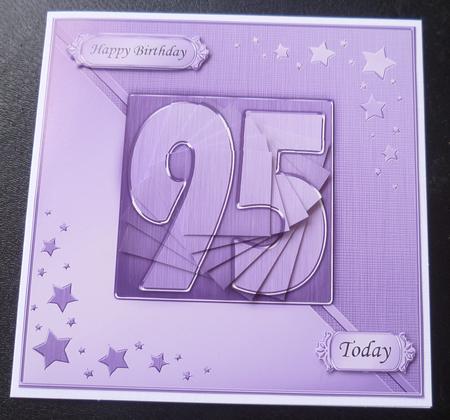 95th Metallic Age Quick Card with Twisted Pyramage by Charlie Angel