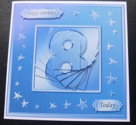 8th Bright Metallic Age Quick Card with Twisted Pyramage by Charlie Angel