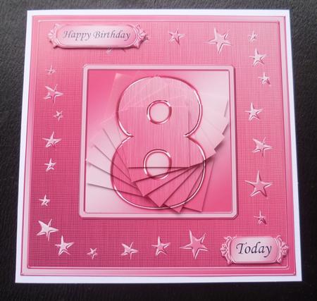 8th Bright Metallic Age Quick Card with Twisted Pyramage by Charlie Angel
