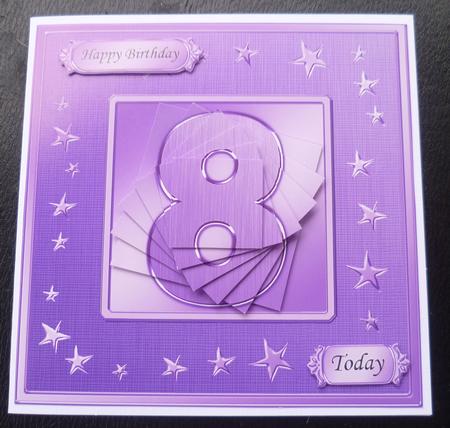 8th Bright Metallic Age Quick Card with Twisted Pyramage by Charlie Angel
