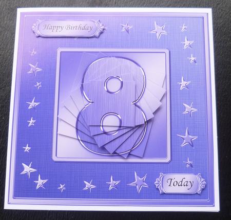 8th Bright Metallic Age Quick Card with Twisted Pyramage by Charlie Angel