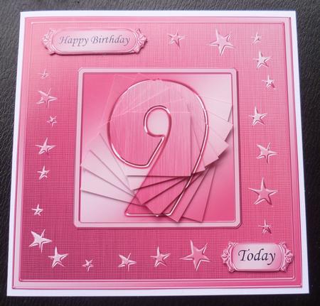 9th Bright Metallic Age Quick Card with Twisted Pyramage by Charlie Angel