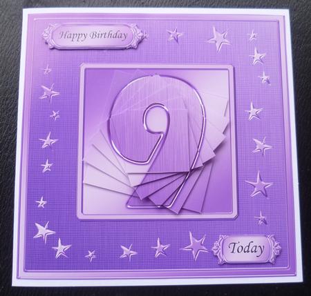 9th Bright Metallic Age Quick Card with Twisted Pyramage by Charlie Angel