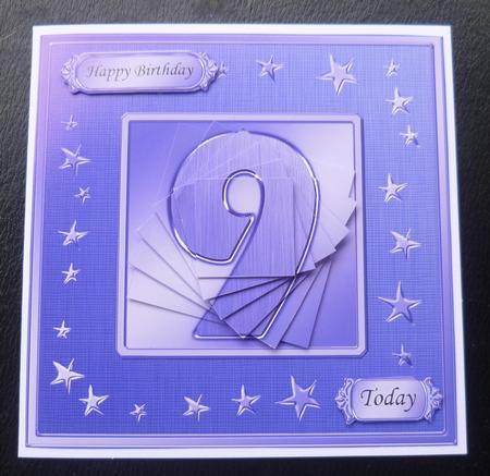 9th Bright Metallic Age Quick Card with Twisted Pyramage by Charlie Angel