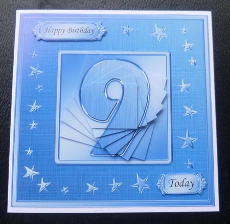 9th Bright Metallic Age Quick Card with Twisted Pyramage by Charlie Angel