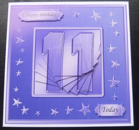 11th Bright Metallic Age Quick Card with Twisted Pyramage by Charlie Angel