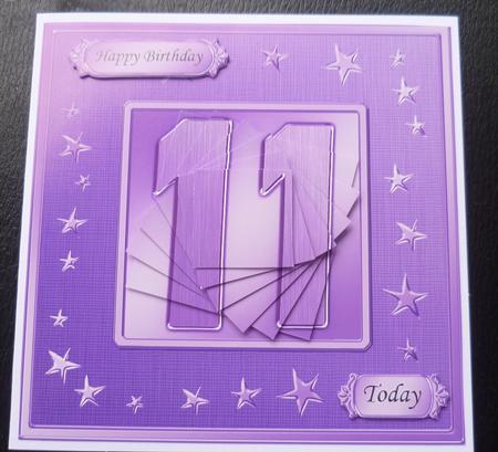 11th Bright Metallic Age Quick Card with Twisted Pyramage by Charlie Angel