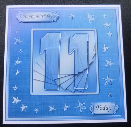 11th Bright Metallic Age Quick Card with Twisted Pyramage by Charlie Angel
