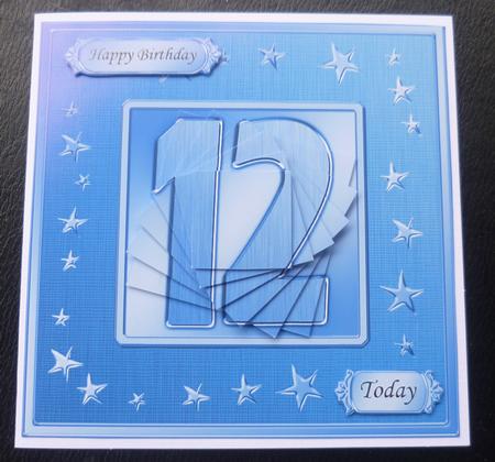 12th Bright Metallic Age Quick Card with Twisted Pyramage by Charlie Angel