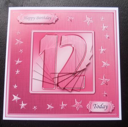12th Bright Metallic Age Quick Card with Twisted Pyramage by Charlie Angel
