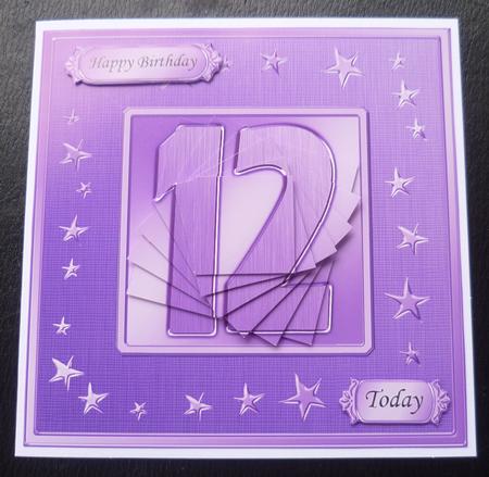 12th Bright Metallic Age Quick Card with Twisted Pyramage by Charlie Angel