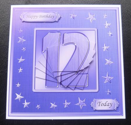 12th Bright Metallic Age Quick Card with Twisted Pyramage by Charlie Angel
