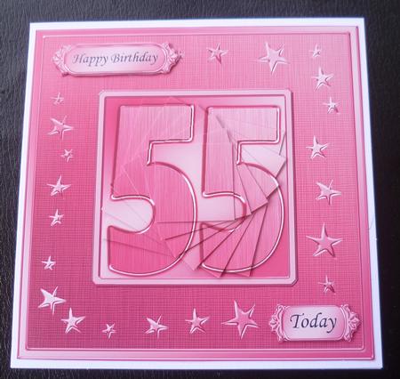 55th Bright Metallic Age Quick Card with Twisted Pyramage by Charlie Angel
