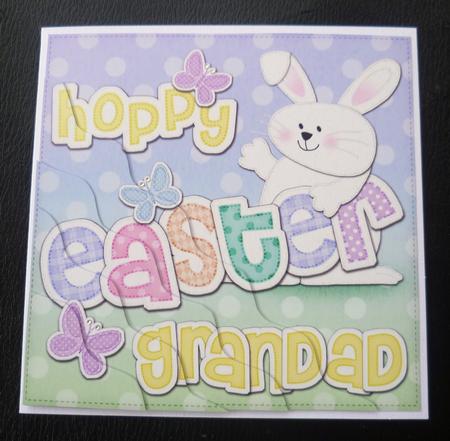 Hoppy Easter Grandad Bunny Boy Felties Wavy Corner by Charlie Angel