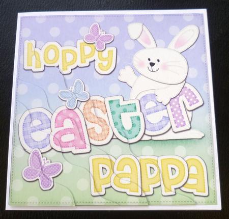 Hoppy Easter Pappa Bunny Boy Felties Wavy Corner by Charlie Angel