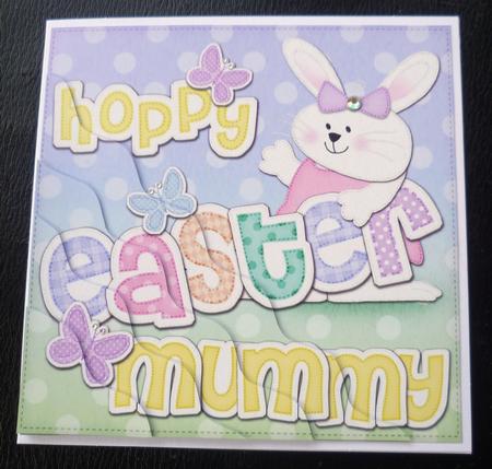 Hoppy Easter Mummy Easter Bunny Girl Felties Wavy Corner by Charlie Angel